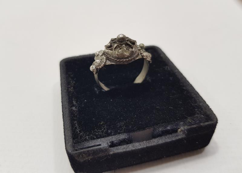 OSMANLI DÖNEMİ KUBBE FORMLU GÜMÜŞ YÜZÜK