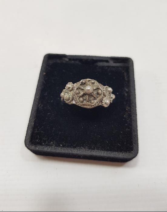 OSMANLI DÖNEMİ KUBBE FORMLU GÜMÜŞ YÜZÜK