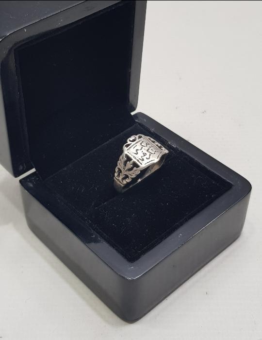 OSMANLI DÖNEMİ MEKKE-İ MÜKERREME YAZILI GÜMÜŞ YÜZÜK