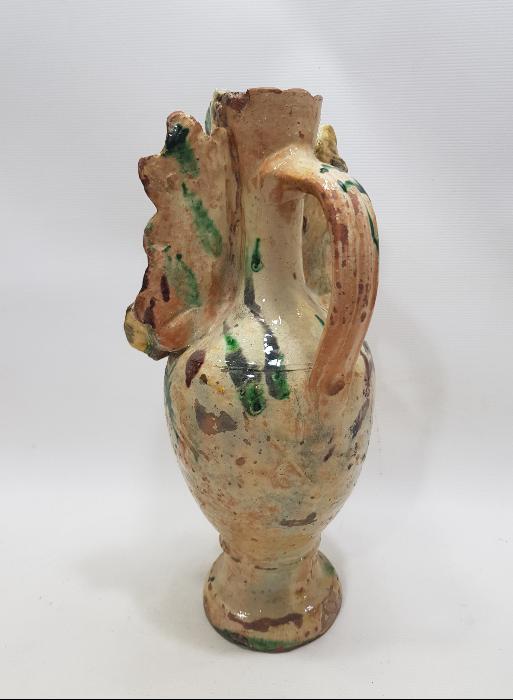 URGANLI YADİGARI YAZILI ÇOK NADİR SIRLI SERAMİK TESTİ