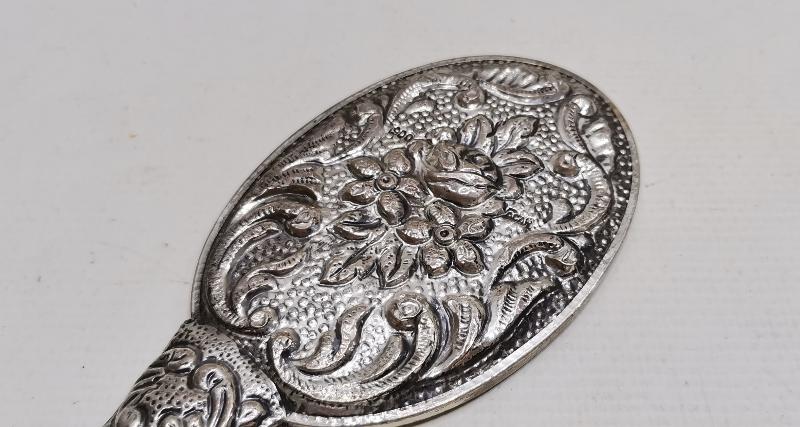 ANTİKA GÜMÜŞ EL AYNASI