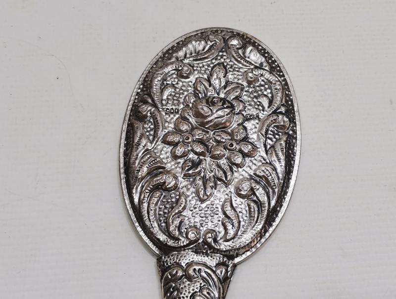 ANTİKA GÜMÜŞ EL AYNASI