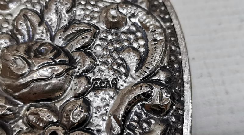 ANTİKA GÜMÜŞ EL AYNASI