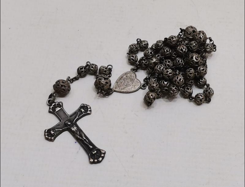 ANTİKA GÜMÜŞ PAPAZ TESPİHİ