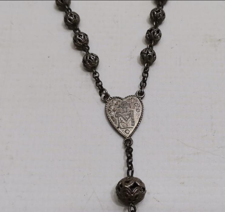 ANTİKA GÜMÜŞ PAPAZ TESPİHİ