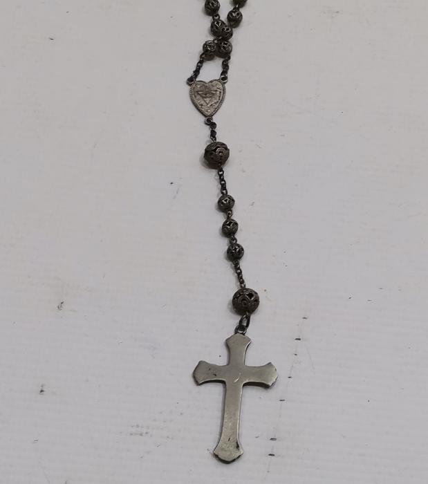 ANTİKA GÜMÜŞ PAPAZ TESPİHİ