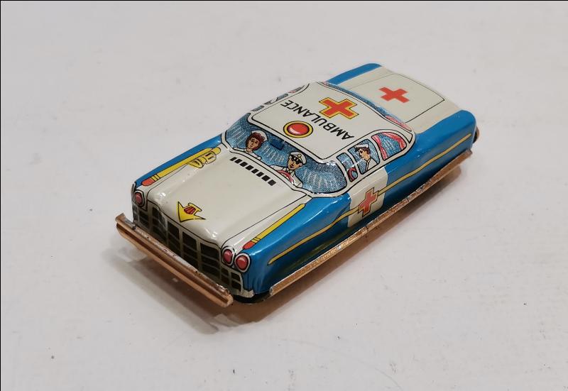 ANTİKA OYUNCAK - SÜRTMELİ TENEKE ARABA