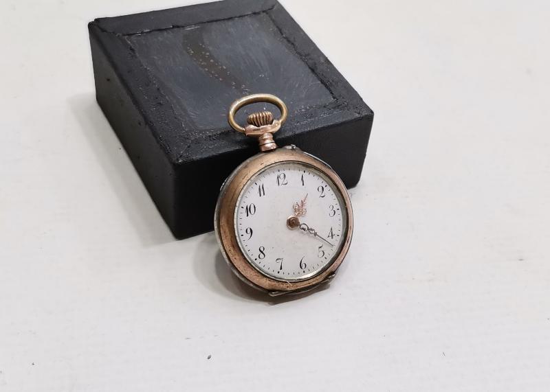 ANTİKA ZENNE GÜMÜŞ CEP SAATİ 