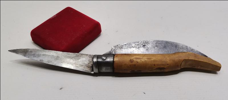 BURSA İŞİ ŞİMŞİR SAPLI ANTİKA BAĞ BIÇAĞI