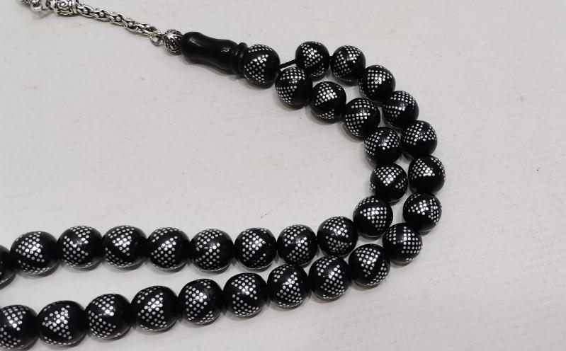 GÜMÜŞ ÇAKMA OLTU TAŞI TESPİH