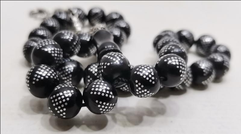 GÜMÜŞ ÇAKMA OLTU TAŞI TESPİH