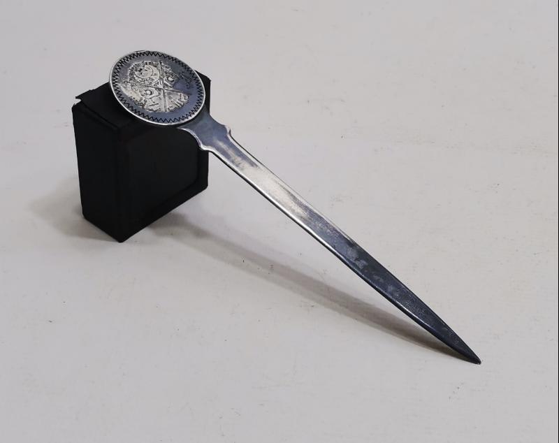 MEŞRUTİYET TEMALI GÜMÜŞ ZARF AÇACAĞI