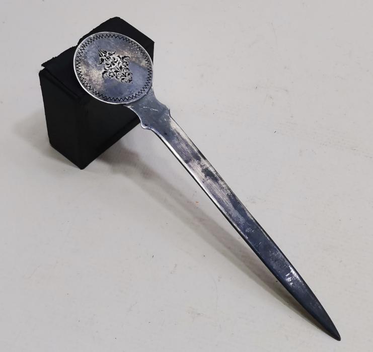 MEŞRUTİYET TEMALI GÜMÜŞ ZARF AÇACAĞI