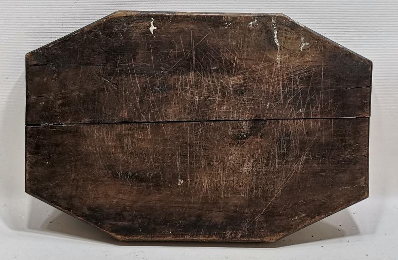 OSMANLI DÖNEMİ AFYON İŞİ GÜMÜŞ VE SEDEF KAKMA AHŞAP GELİN TEPSİSİ