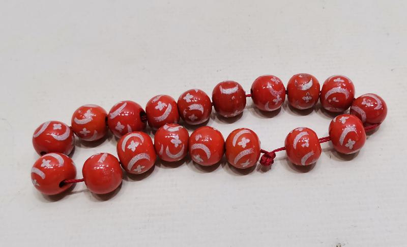 OSMANLI DÖNEMİ AY YILDIZLI ÇEKOSLAVAK BOHEM KRİSTAL CAM BİLEKLİK