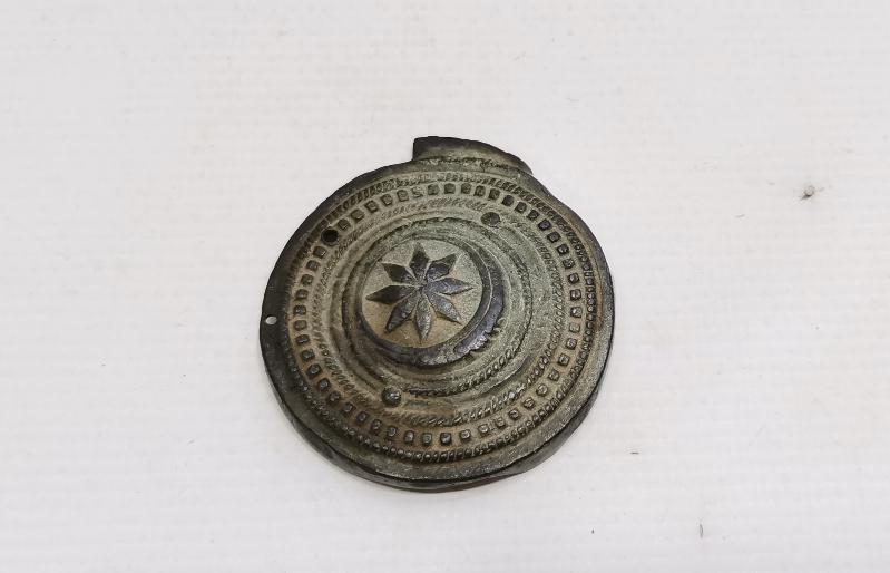 OSMANLI DÖNEMİ AY YILDIZLI PAZUBENT PARÇASI