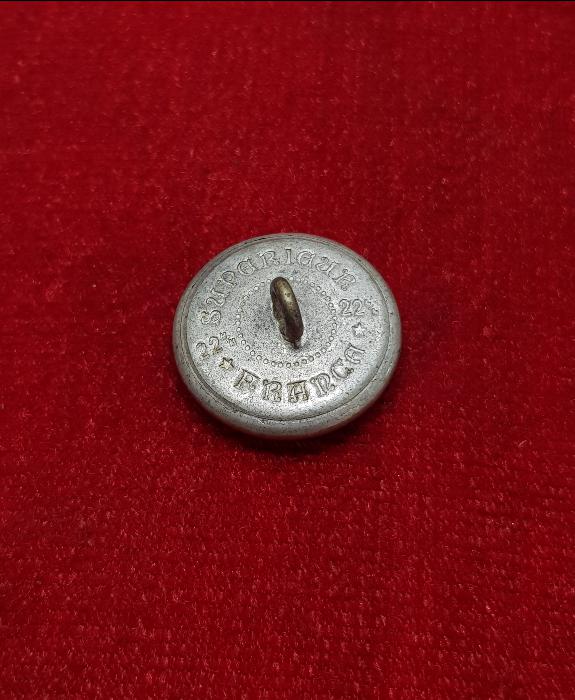 OSMANLI DÖNEMİ ÇOK NADİR GÜMÜŞ KAPLAMA SUBAY DÜĞMESİ 