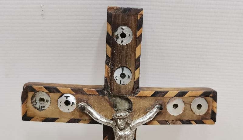 OSMANLI DÖNEMİ RUM İŞİ ÇARMIHA GERİLMİŞ HAZRETİ İSA HAÇ