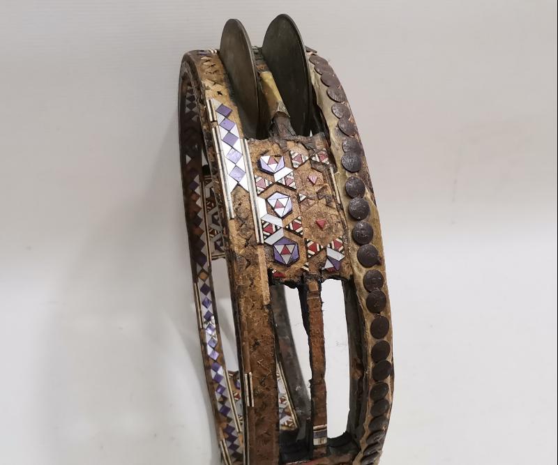 OSMANLI DÖNEMİ SÜRYANİ İŞİ SEDEF KAKMA İŞLEMELİ TEF