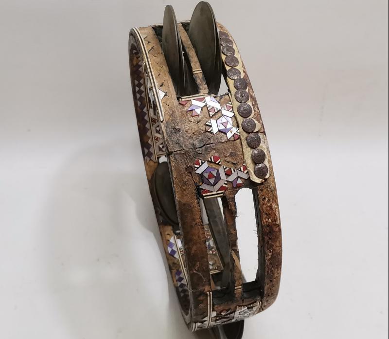 OSMANLI DÖNEMİ SÜRYANİ İŞİ SEDEF KAKMA İŞLEMELİ TEF