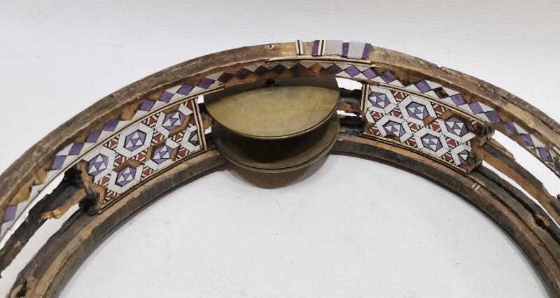 OSMANLI DÖNEMİ SÜRYANİ İŞİ SEDEF KAKMA İŞLEMELİ TEF