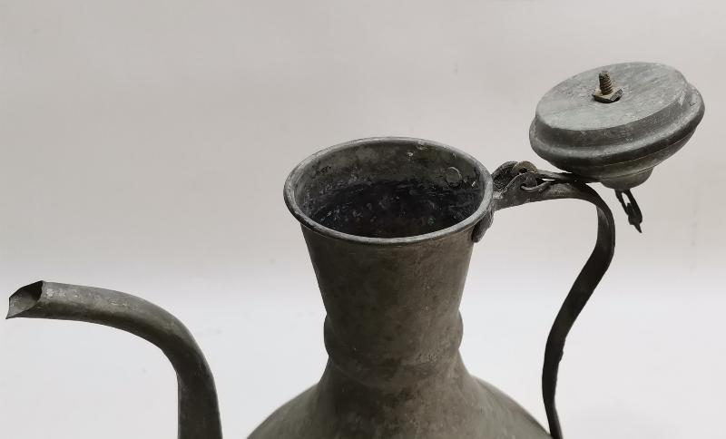 OSMANLI DÖNEMİ TUTAMACI AY YILDIZLI BAKIR İBRİK