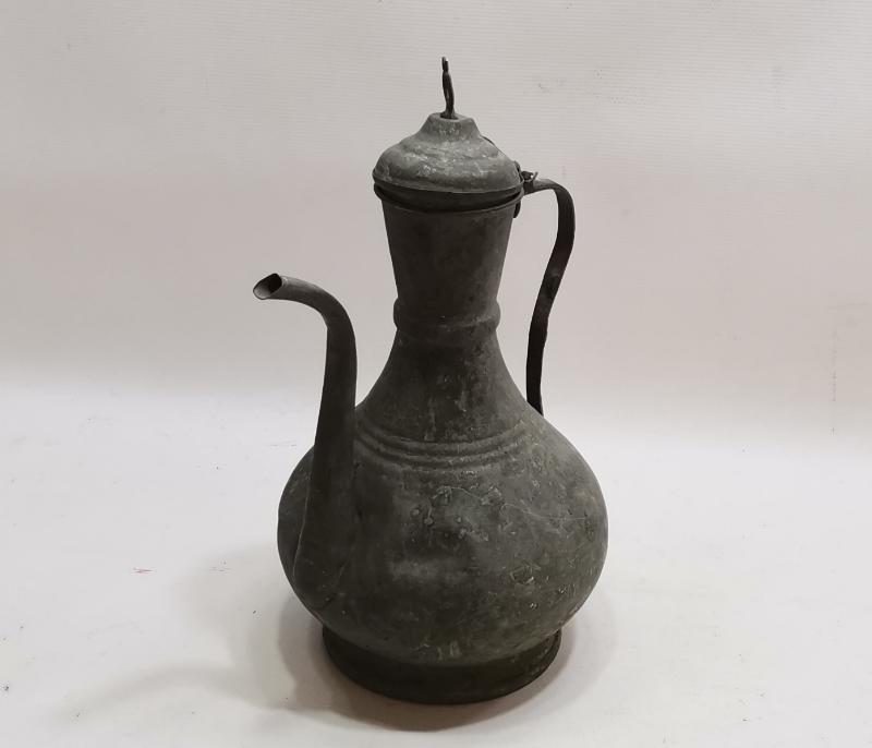 OSMANLI DÖNEMİ TUTAMACI AY YILDIZLI BAKIR İBRİK