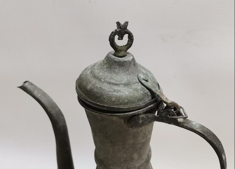 OSMANLI DÖNEMİ TUTAMACI AY YILDIZLI BAKIR İBRİK