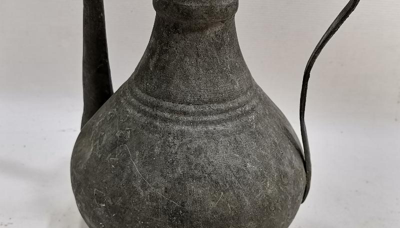 OSMANLI DÖNEMİ TUTAMACI AY YILDIZLI BAKIR İBRİK