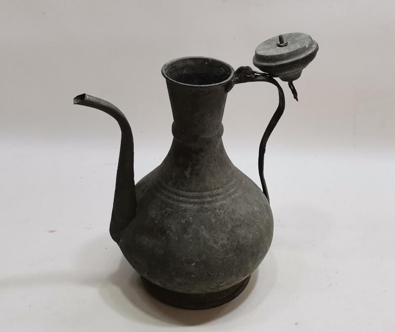 OSMANLI DÖNEMİ TUTAMACI AY YILDIZLI BAKIR İBRİK