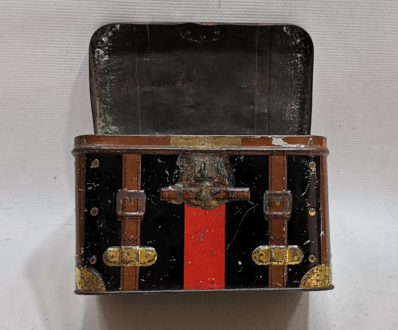 OSMANLICA, FRANSIZCA VE ERMENİCE YAVRUYAN YAZILI TENEKE KUTU