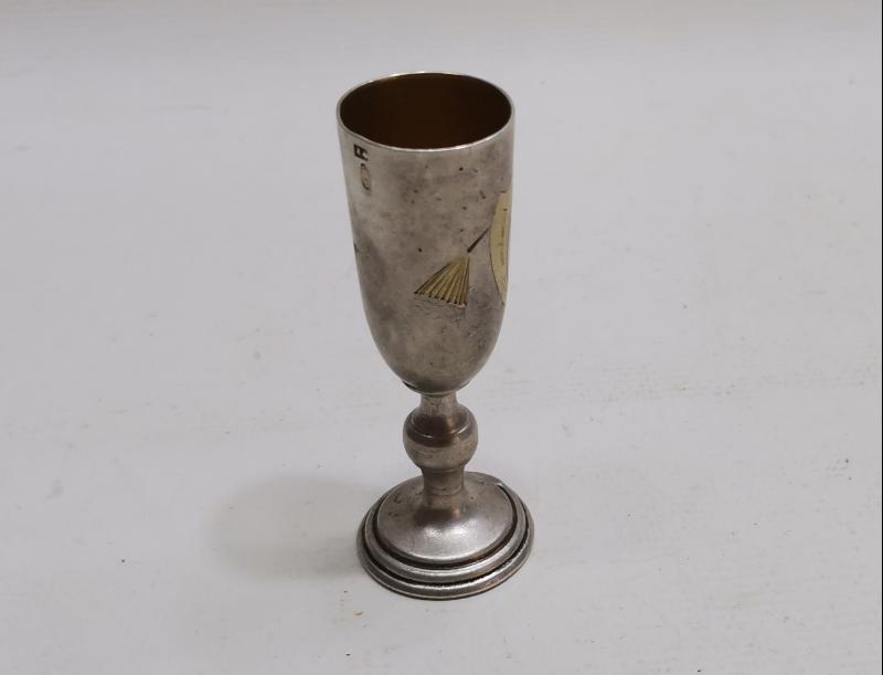 RUS YAPIMI 84 DAMGALI ANTİKA GÜMÜŞ KADEH