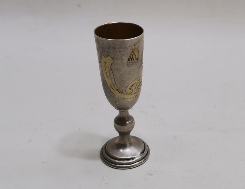 RUS YAPIMI 84 DAMGALI ANTİKA GÜMÜŞ KADEH