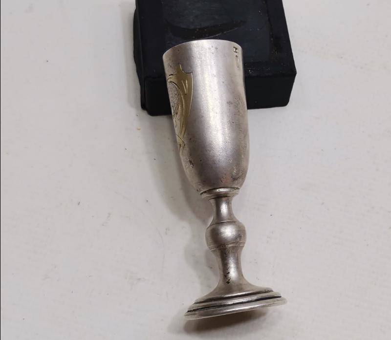 RUS YAPIMI 84 DAMGALI ANTİKA GÜMÜŞ KADEH