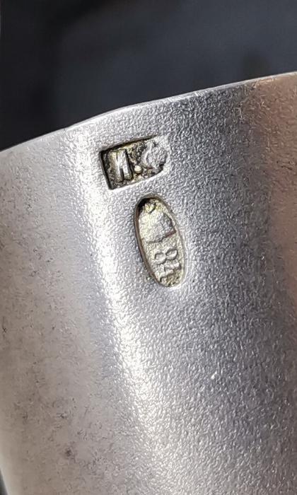 RUS YAPIMI 84 DAMGALI ANTİKA GÜMÜŞ KADEH