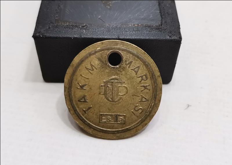 TCDD ESKİŞEHİR FABRİKASI TAKIM MARKASI JETON