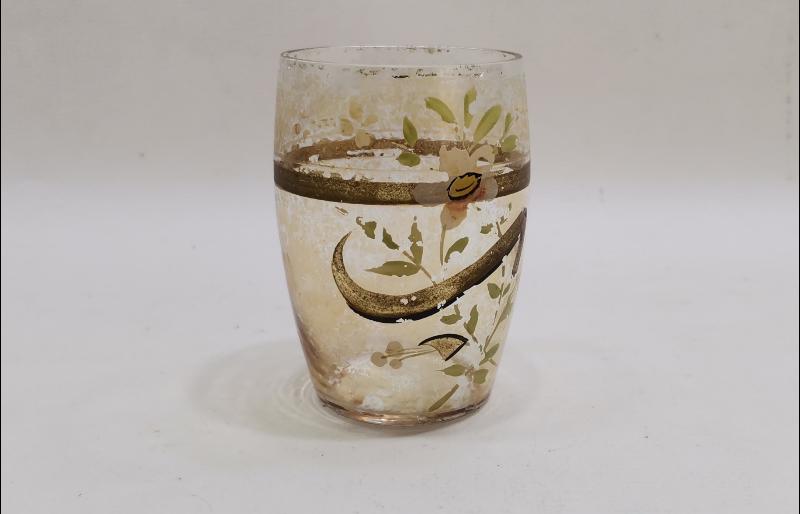 ALTIN YALDIZ OSMANLICA İNİSİYALLİ SU BARDAĞI