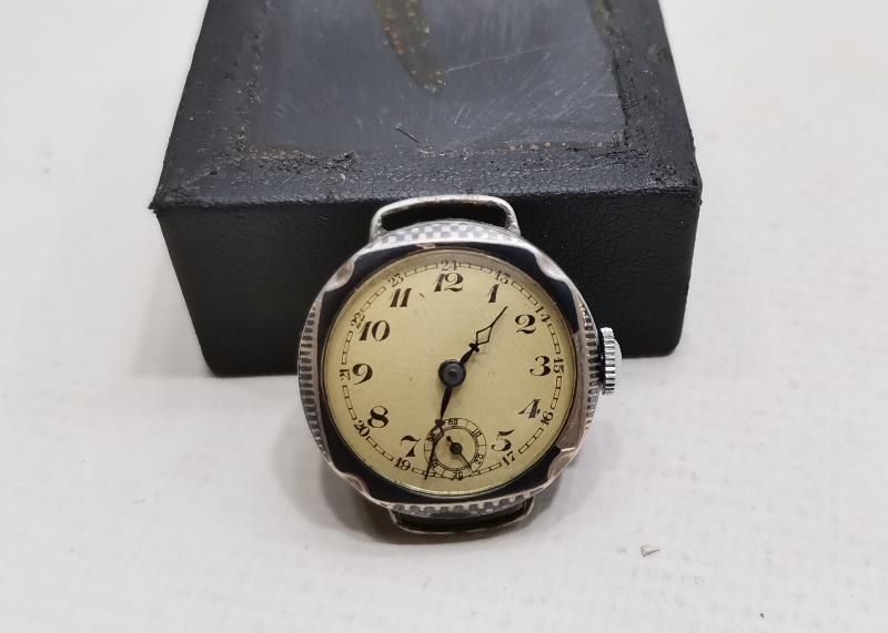 ANTİKA GÜMÜŞ KOL SAATİ