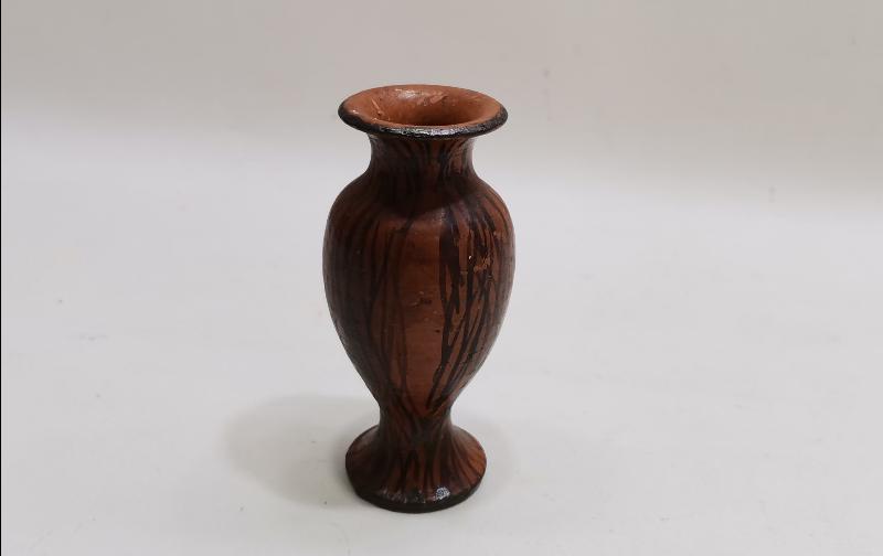 ANTİKA YUNAN İŞİ MİNİ SERAMİK VAZO