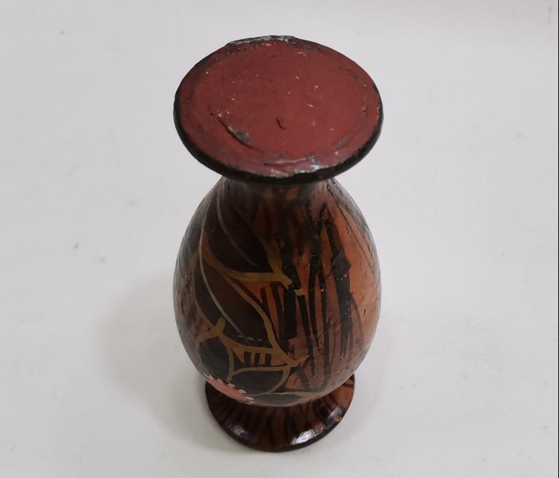 ANTİKA YUNAN İŞİ MİNİ SERAMİK VAZO