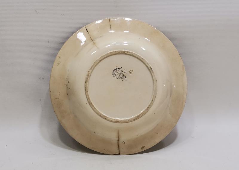 OSMANLI DÖNEMİ ÇİÇEKLİ PORSELEN TABAK