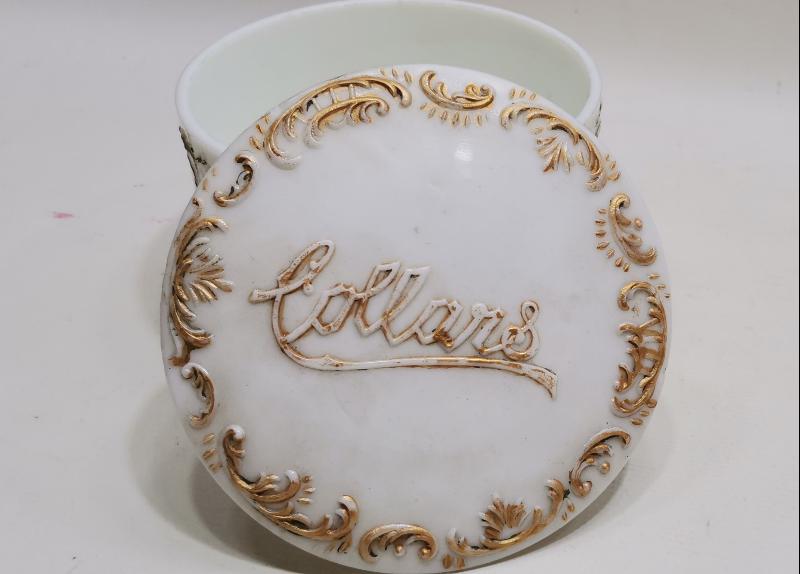 OSMANLI DÖNEMİ COLLARS MARKA KAPAKLI OPAL KUTU