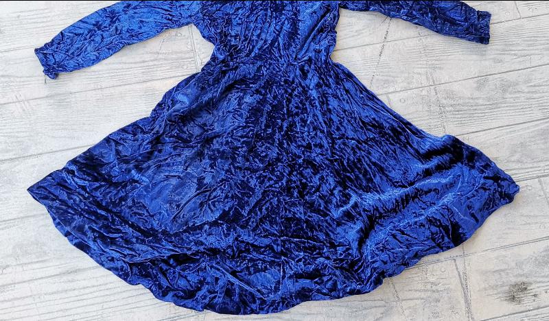 OSMANLI DÖNEMİ KADİFE KADIN ELBİSESİ 