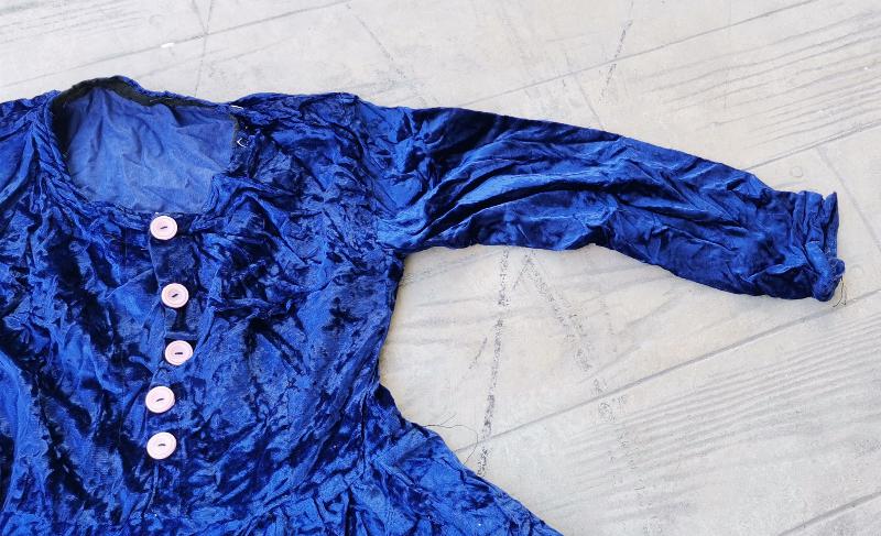 OSMANLI DÖNEMİ KADİFE KADIN ELBİSESİ 