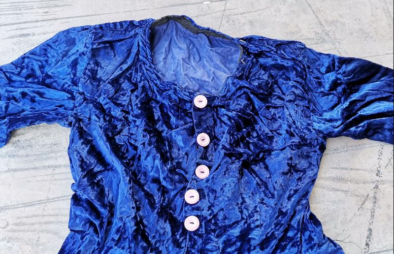 OSMANLI DÖNEMİ KADİFE KADIN ELBİSESİ 