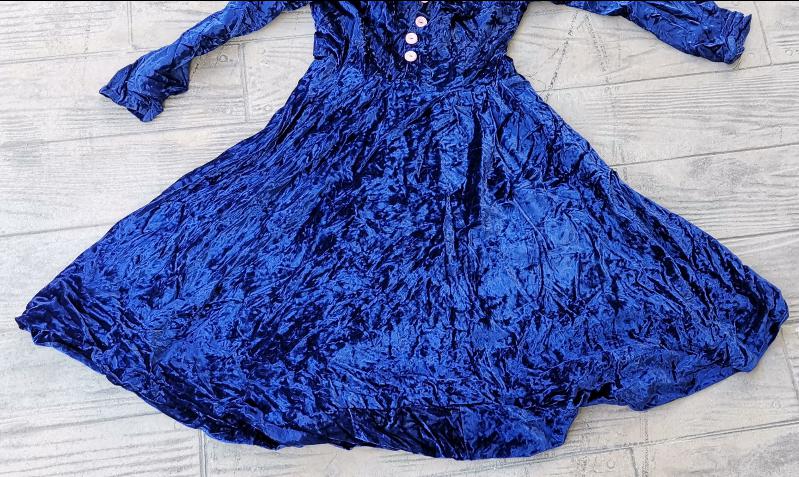 OSMANLI DÖNEMİ KADİFE KADIN ELBİSESİ 