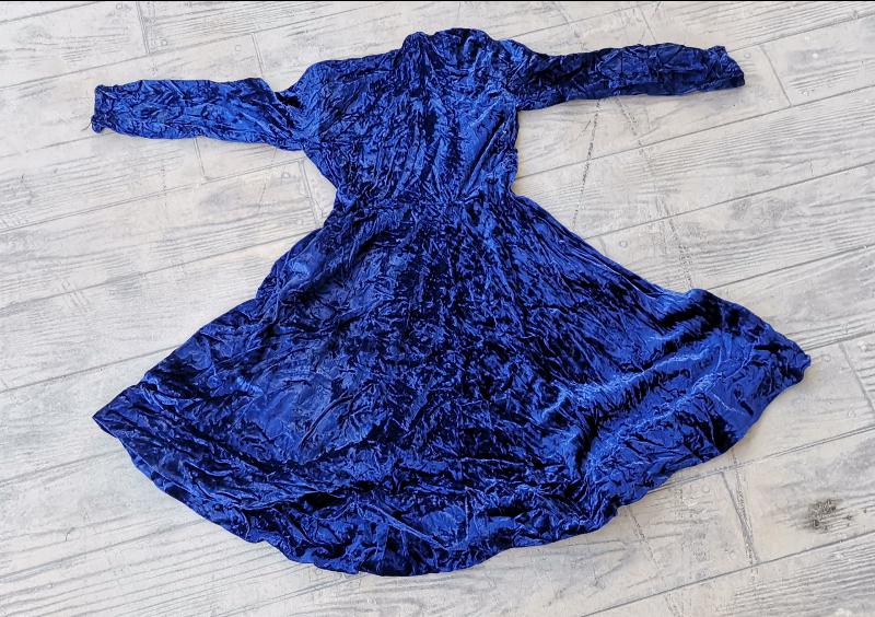 OSMANLI DÖNEMİ KADİFE KADIN ELBİSESİ 