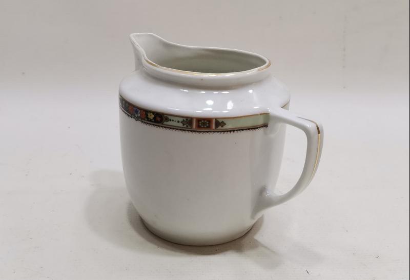 OSMANLI DÖNEMİ SAMUEL MITRANI FILS STAMBUL DAMGALI PORSELEN SÜTLÜK