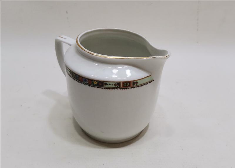 OSMANLI DÖNEMİ SAMUEL MITRANI FILS STAMBUL DAMGALI PORSELEN SÜTLÜK