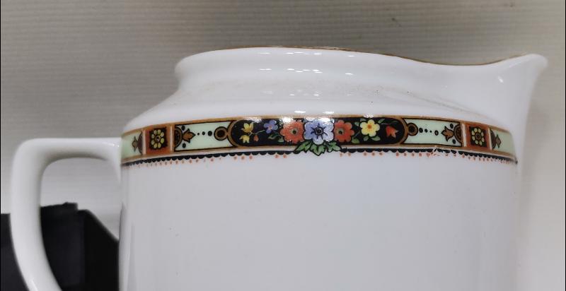 OSMANLI DÖNEMİ SAMUEL MITRANI FILS STAMBUL DAMGALI PORSELEN SÜTLÜK